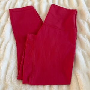 Lululemon Fushia Pink Cropped Leggings size 4